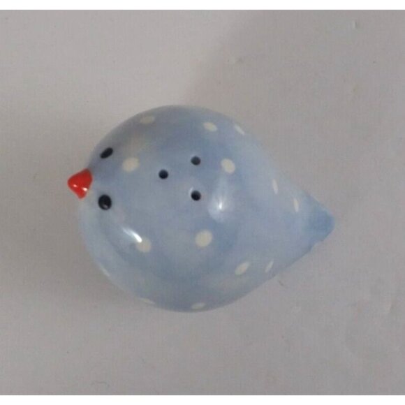 Tag Blue Polka Dot & Green Floral Spring Chicks 2" Salt & Pepper Shakers - Picture 6 of 13